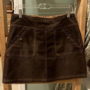 Prana corduroy mini skirt